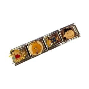 NWT 9mm Vintage FlintStones/Big Bird/Madeline/Lucy StainlessSteel Italian Charms